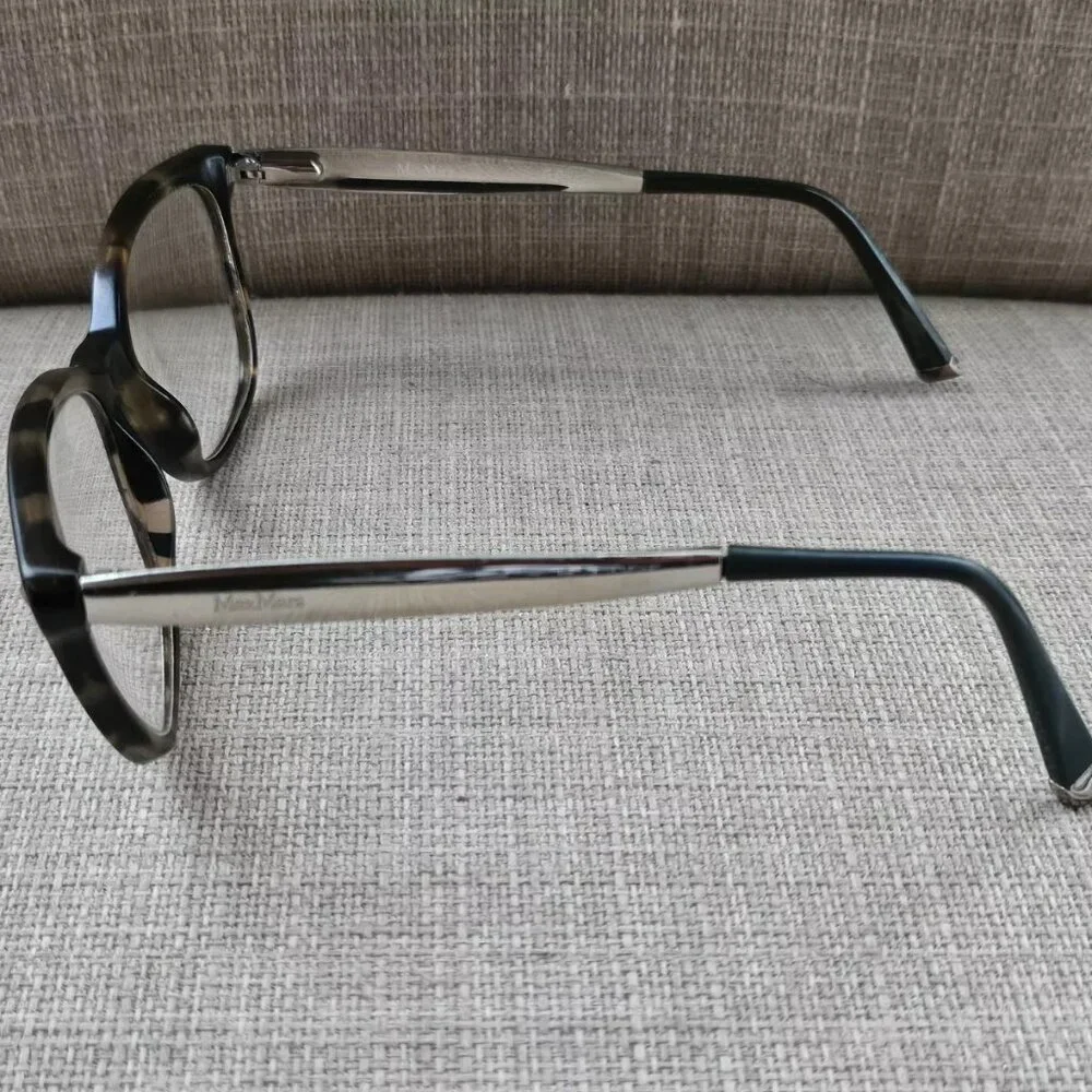 Max Mara Women Eyeglasses Frame Brown Tortoise Glasses Frame Eyewear
